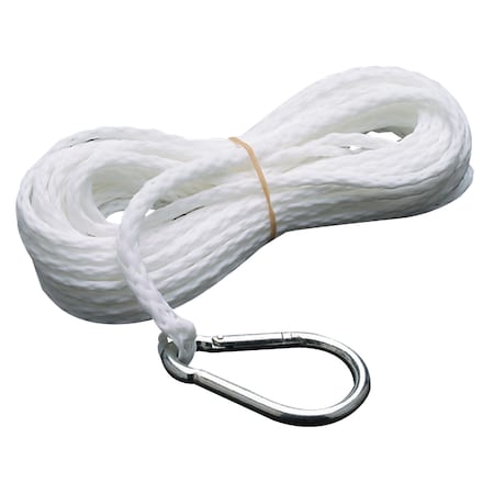 Seachoice Hollow Braid Polypropylene Anchor Line White, 3/8" x 75', 3/8" x 75' 40211